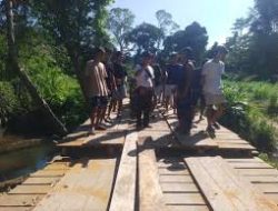 Jembatan Ribau Dipotong OTK, Warga Jemuat Terisolasi dari Nanga Bulik,Putus Total!