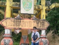 Tugu Tapal Batas Bartim Perlu diperbaiki