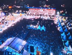 Malam Penutupan Barsel Expo, Kawasan Stadion Batuah Buntok Macet Parah