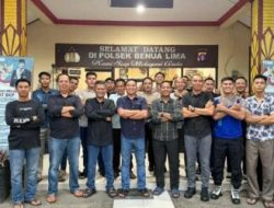 Anggota Polsek Benua Lima Gelar Makan Bersama, Sambut Perpisahan Kapolsek Lama
