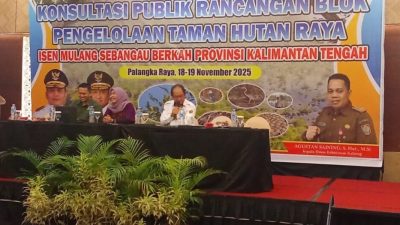 Kalteng Gelar Konsultasi Publik Tahura: Pemprov Matangkan Rancangan Blok Pengelolaan Baru