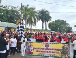 Sambut Semarak Natal Tahun 2025, PHBK Barsel Gelar Parade di Buntok