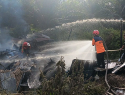 Seorang lansia di Palangka Raya terbakar saat menyelamatkan diri