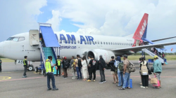 Puncak arus mudik di Bandara Iskandar Pangkalan Bun terbangkan 2.600 penumpang